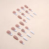 12 Sizes-24 Pcs Press On Nails Z747