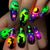 12 Sizes-24 Pcs Press On Nails Y1021