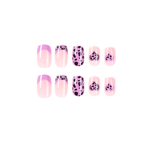 12 Sizes-24 Pcs Press On Nails JP2034