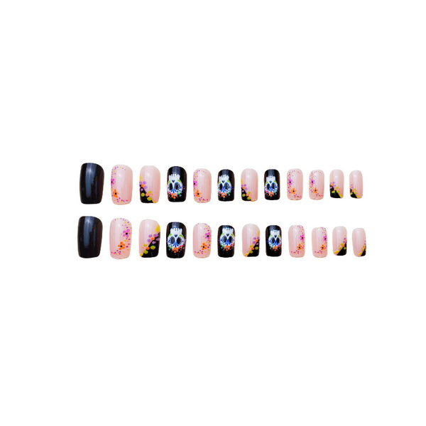 12 Sizes-24 Pcs Press On Nails Y140
