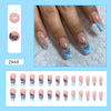12 Sizes-24 Pcs Press On Nails Z668