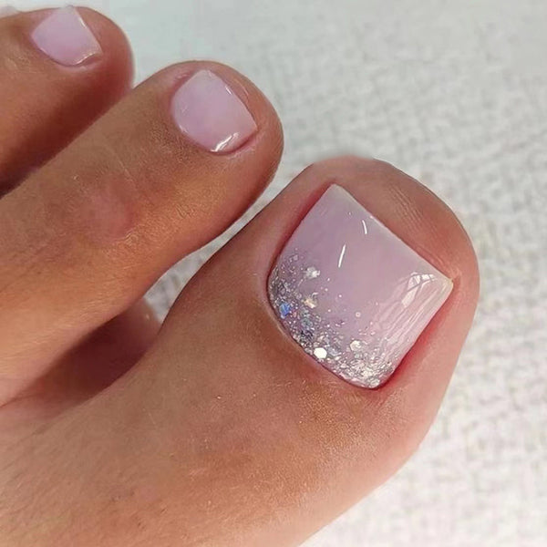 12 Sizes-24 Pcs Press On Nails F098