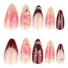 12 Sizes-24 Pcs Press On Nails JP4072