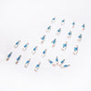 12 Sizes-24 Pcs Press On Nails JP1169