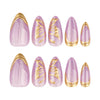 12 Sizes-24 Pcs Press On Nails JP4017