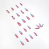 12 Sizes-24 Pcs Press On Nails JP1202