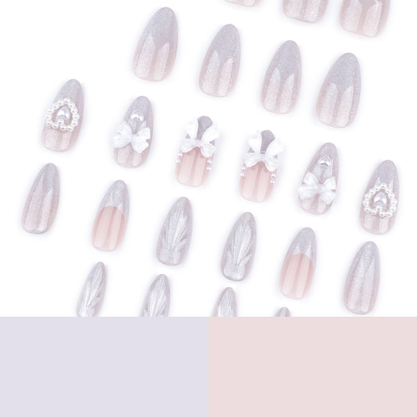 12 Sizes-24 Pcs Press On Nails JP3557