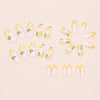 12 Sizes-24 Pcs Press On Nails W2004