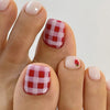 12 Sizes-24 Pcs Press On Nails C1017