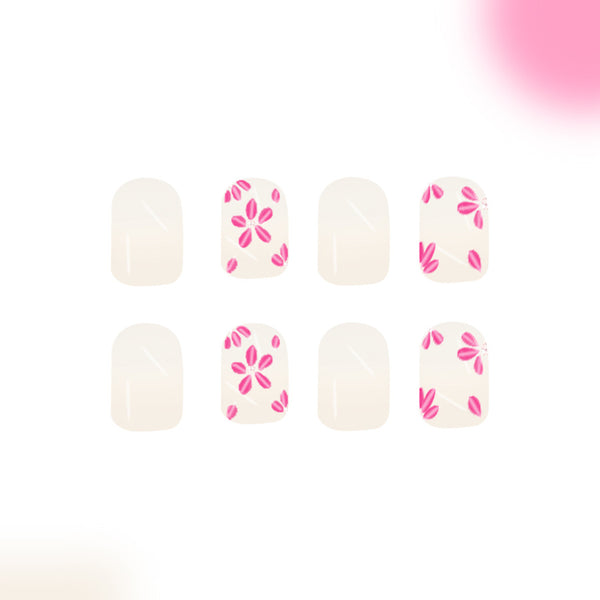 12 Sizes-24 Pcs Press On Nails C906