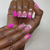12 Sizes-24 Pcs Press On Nails C031