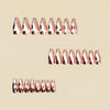 12 Sizes-24 Pcs Press On Nails Y1613