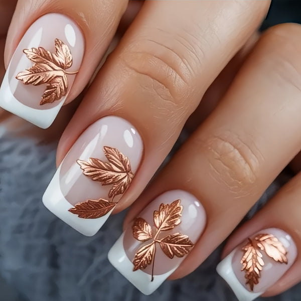 12 Sizes-24 Pcs Press On Nails Y1521