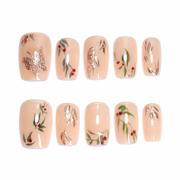 12 Sizes-24 Pcs Press On Nails SP120