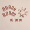 12 Sizes-24 Pcs Press On Nails W1333