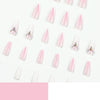 12 Sizes-24 Pcs Press On Nails JP2270