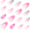 12 Sizes-24 Pcs Press On Nails JP3687