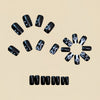 12 Sizes-24 Pcs Press On Nails Y1592
