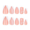 12 Sizes-24 Pcs Press On Nails JP3768
