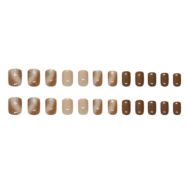 12 Sizes-24 PcsPress On Nails R891