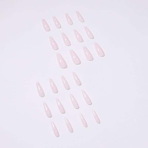 12 Sizes-24 Pcs Press On Nails JP1397