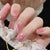 12 Sizes-24 Pcs Press On Nails R486