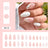 12 Sizes-24 Pcs Press On Nails W619