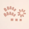 12 Sizes-24 Pcs Press On Nails CF018
