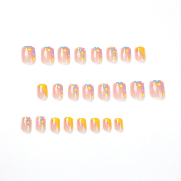 12 Sizes-24 Pcs Press On Nails JP1827