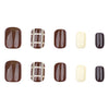12 Sizes-24 Pcs Press On Nails JP3623