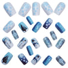 12 Sizes-24 Pcs Press On Nails Y1248