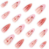 12 Sizes-24 Pcs Press On Nails JP3824