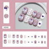 12 Sizes-24 Pcs Press On Nails K008