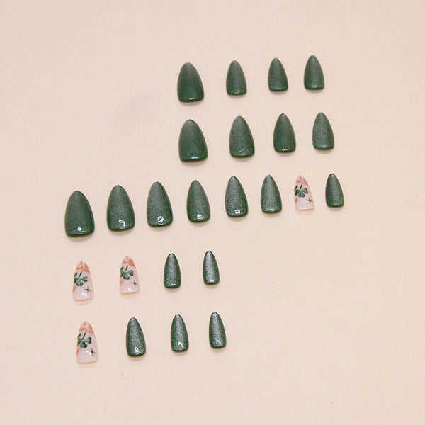 12 Sizes-24 Pcs Press On Nails W1540