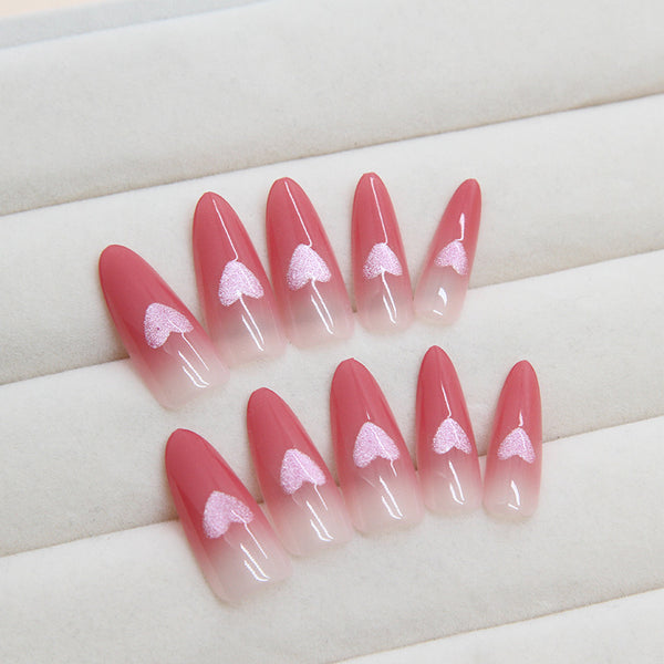 12 Sizes-24 Pcs Press On Nails MY073