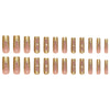 12 Sizes-24 Pcs Press On Nails Z950