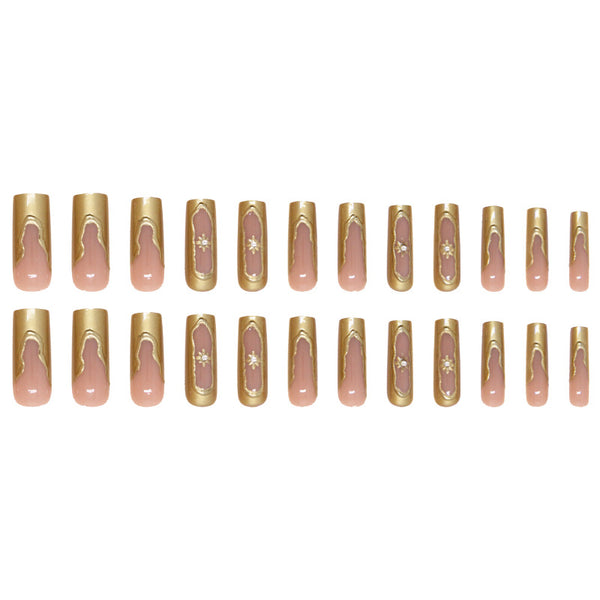 12 Sizes-24 Pcs Press On Nails Z950