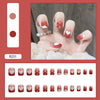 12 Sizes-24 Pcs Press On Nails R201