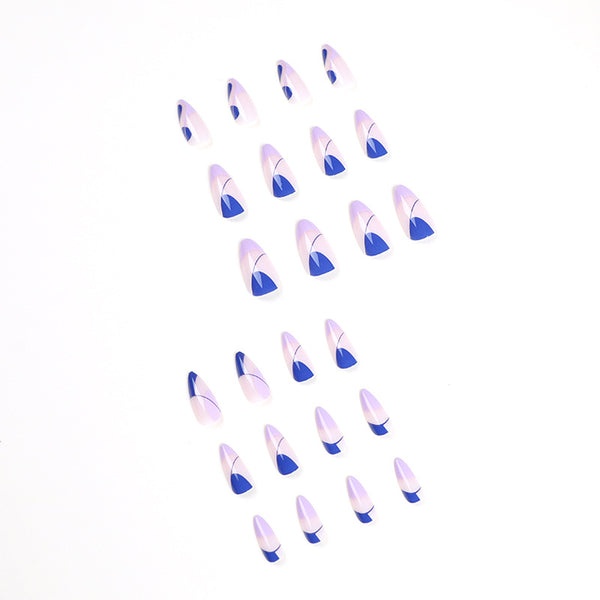12 Sizes-24 Pcs Press On Nails JP1579
