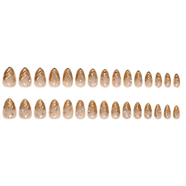 12 Sizes-24 Pcs Press On Nails Z926
