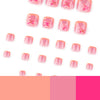12 Sizes-24 Pcs Press On Nails JP3813