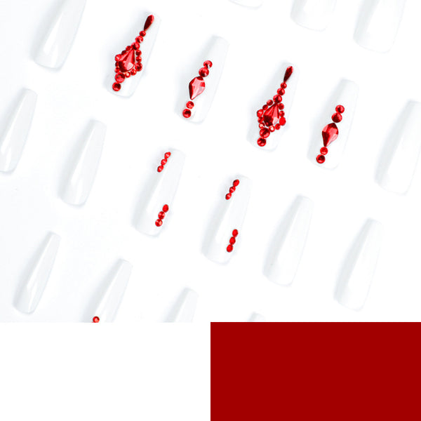 12 Sizes-24 Pcs Press On Nails JP1609