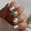 12 Sizes-24 Pcs Press On Nails W1388
