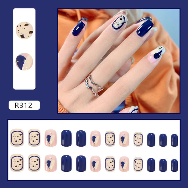 12 Sizes-24 Pcs Press On Nails R281