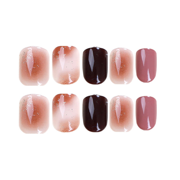 12 Sizes-24 Pcs Press On Nails JP1530