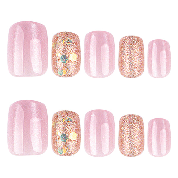 12 Sizes-24 Pcs Press On Nails JL0696