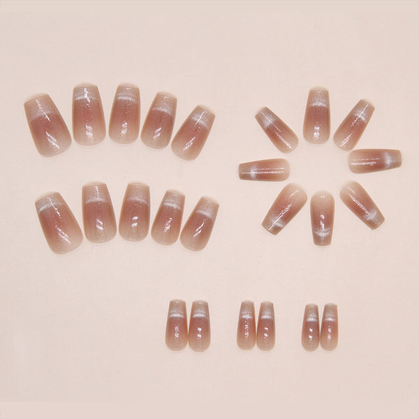 12 Sizes-24 Pcs Press On Nails MY006