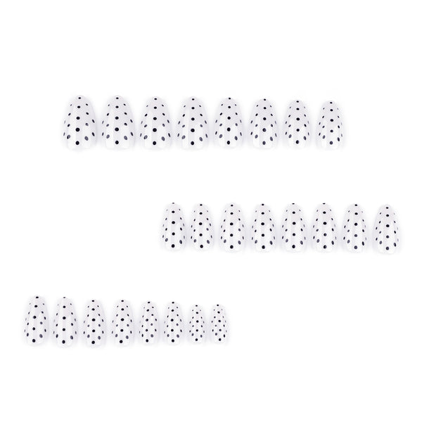 12 Sizes-24 Pcs Press On Nails JP4112