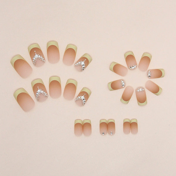 12 Sizes-24 Pcs Press On Nails Z751