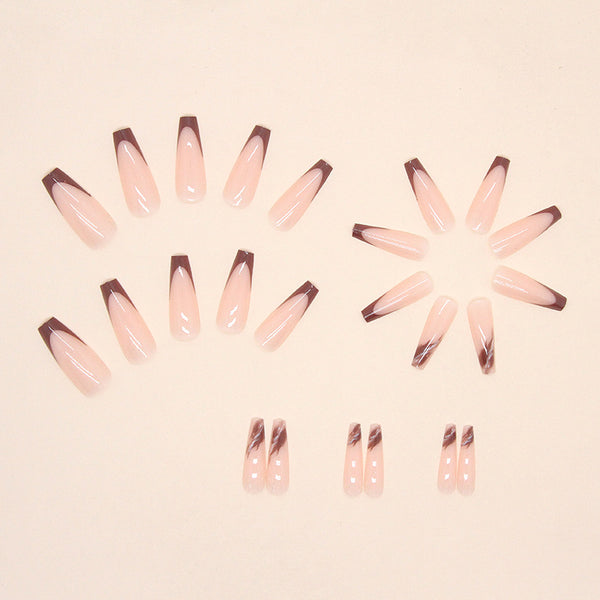 12 Sizes-24 Pcs Press On Nails W282